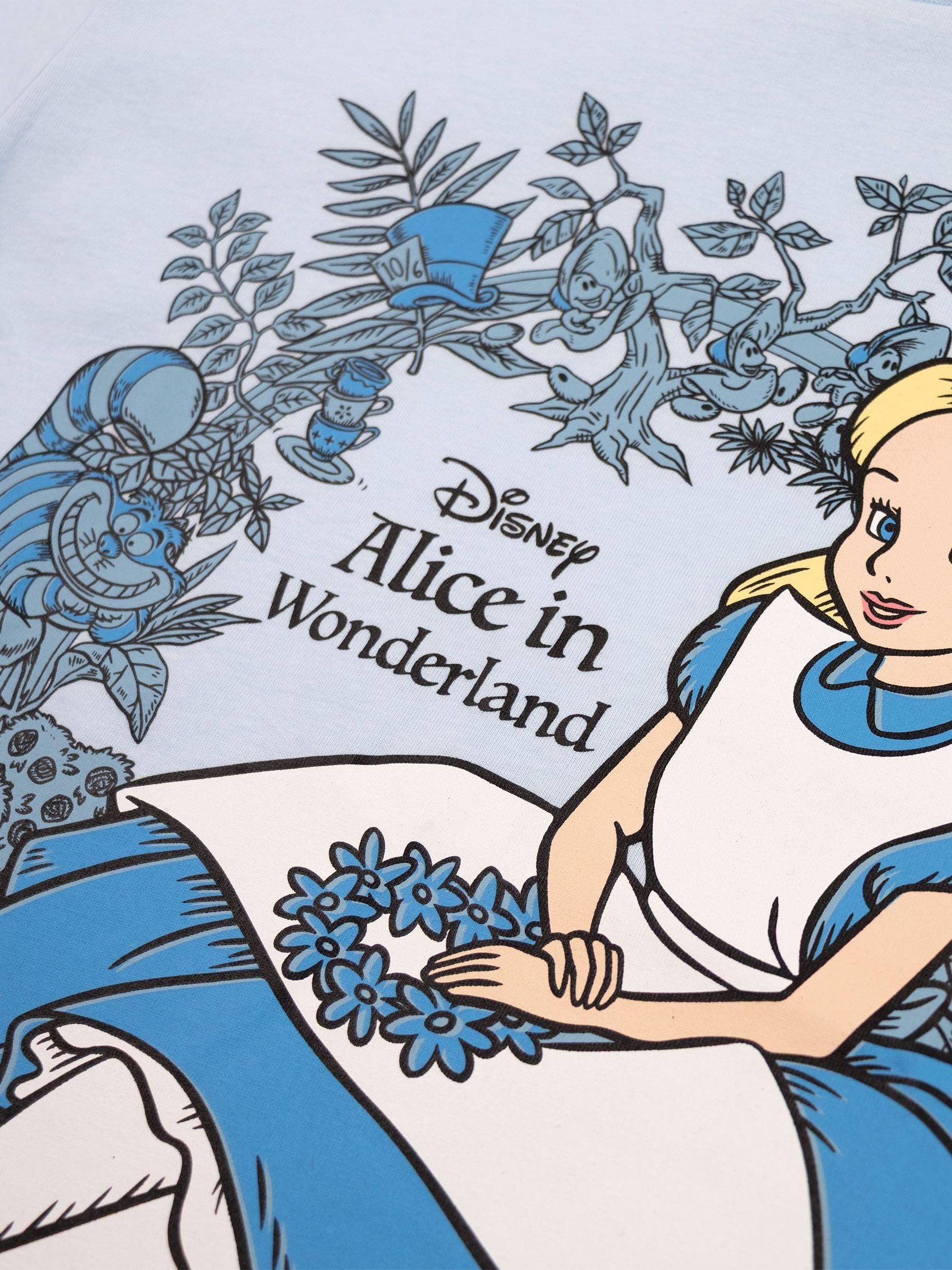 Dsiney Kidz - Vanilla Underground Blue Alice In Wonderland Short Sleeved T-Shirt image 6