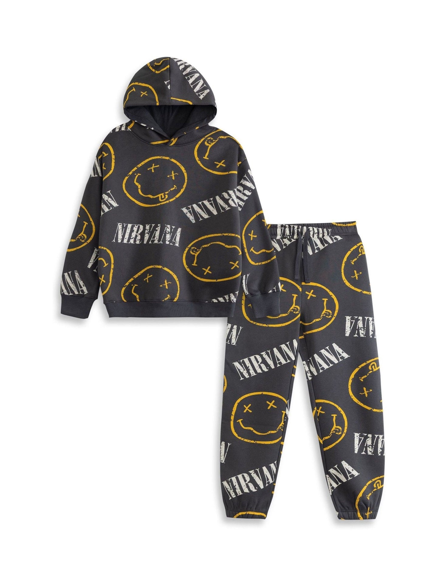 Dsiney Kidz - Vanilla Underground Grey Nirvana Sweatshirt and Joggers Set image 1