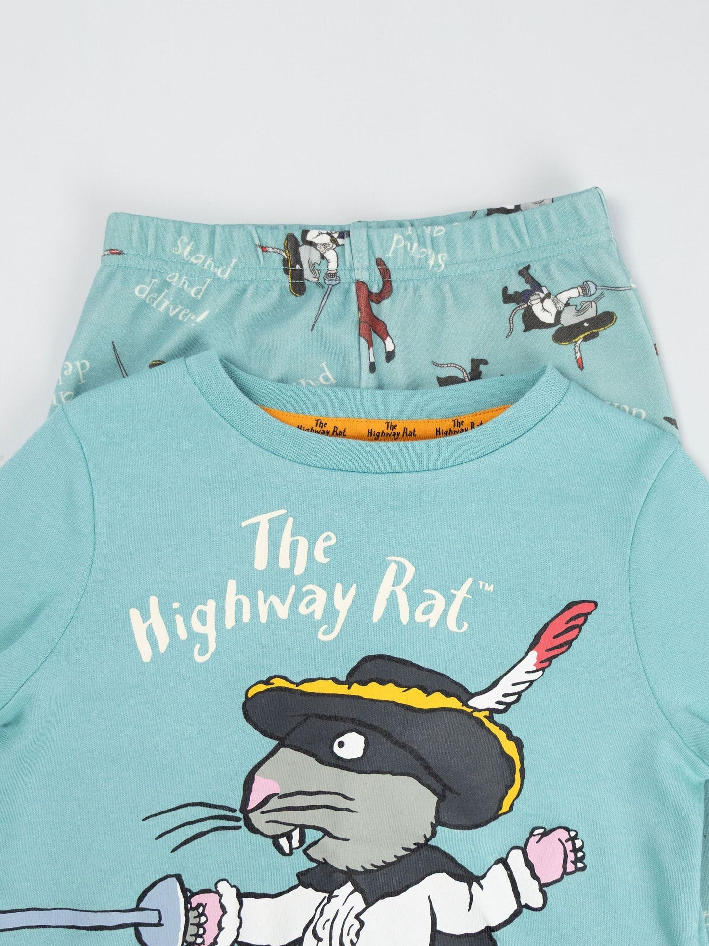 Vanilla Underground Blue The Highway Rat Long Sleeve Leg Pyjamas Set image 4