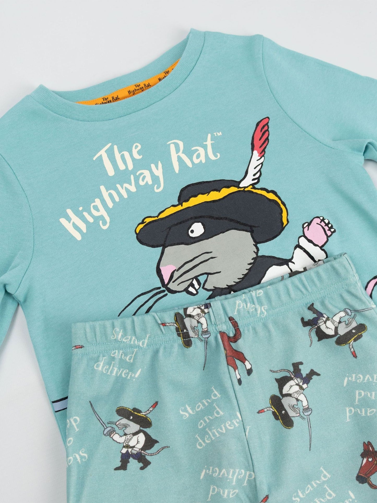 Vanilla Underground Blue The Highway Rat Long Sleeve Leg Pyjamas Set image 5