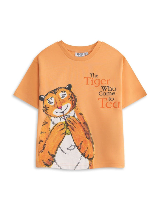 Vanilla Underground Orange The Tiger Who Came To Tea Short Sleeved T-Shirt image 2