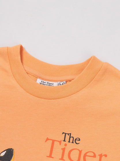Vanilla Underground Orange The Tiger Who Came To Tea Short Sleeved T-Shirt image 5