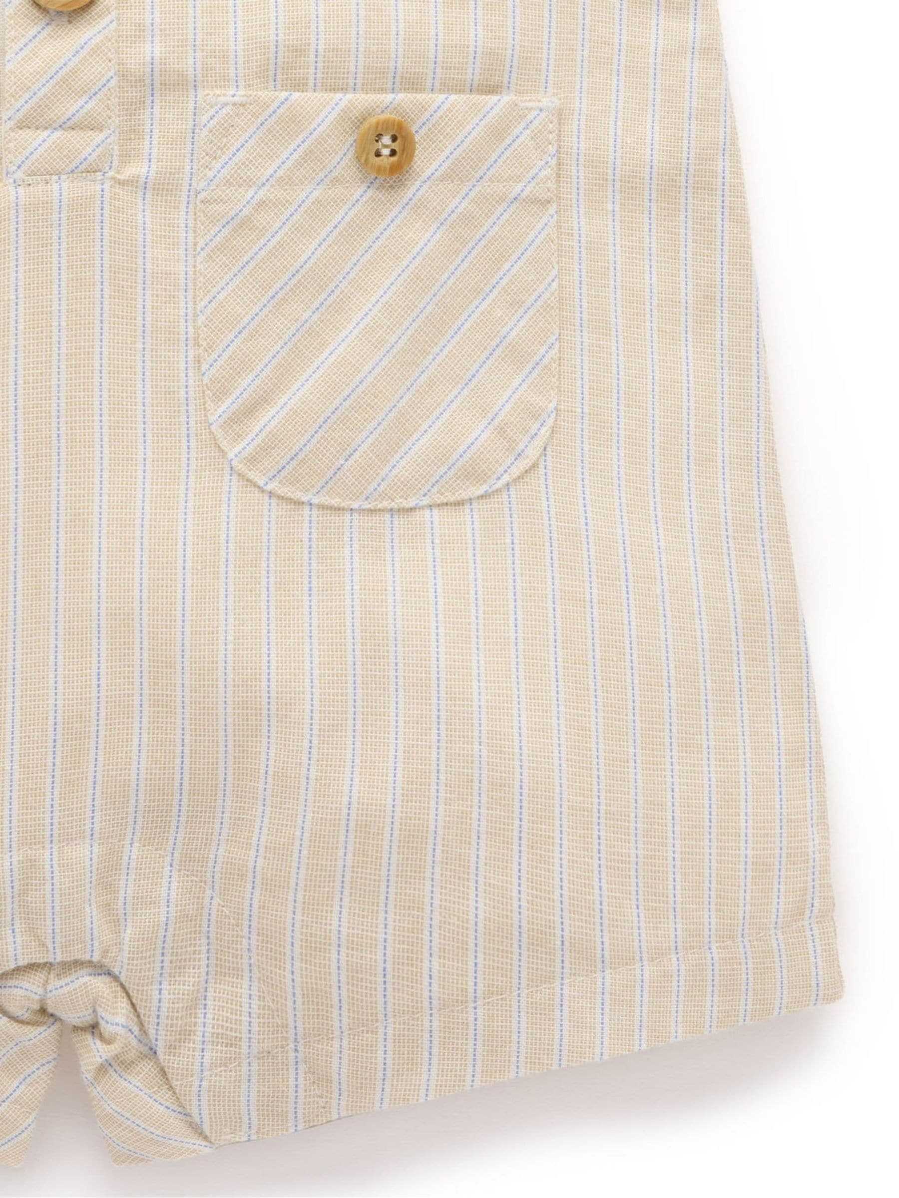 Purebaby Natural Linen Blend Romper image 4