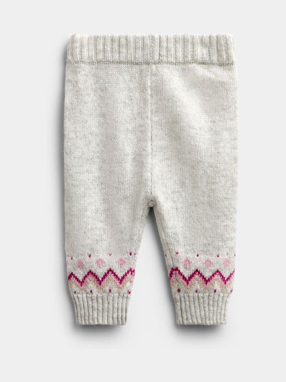 Dsiney Kidz - JoJo Maman Bébé Light Grey 3-Piece Fairisle Knit Set image 5