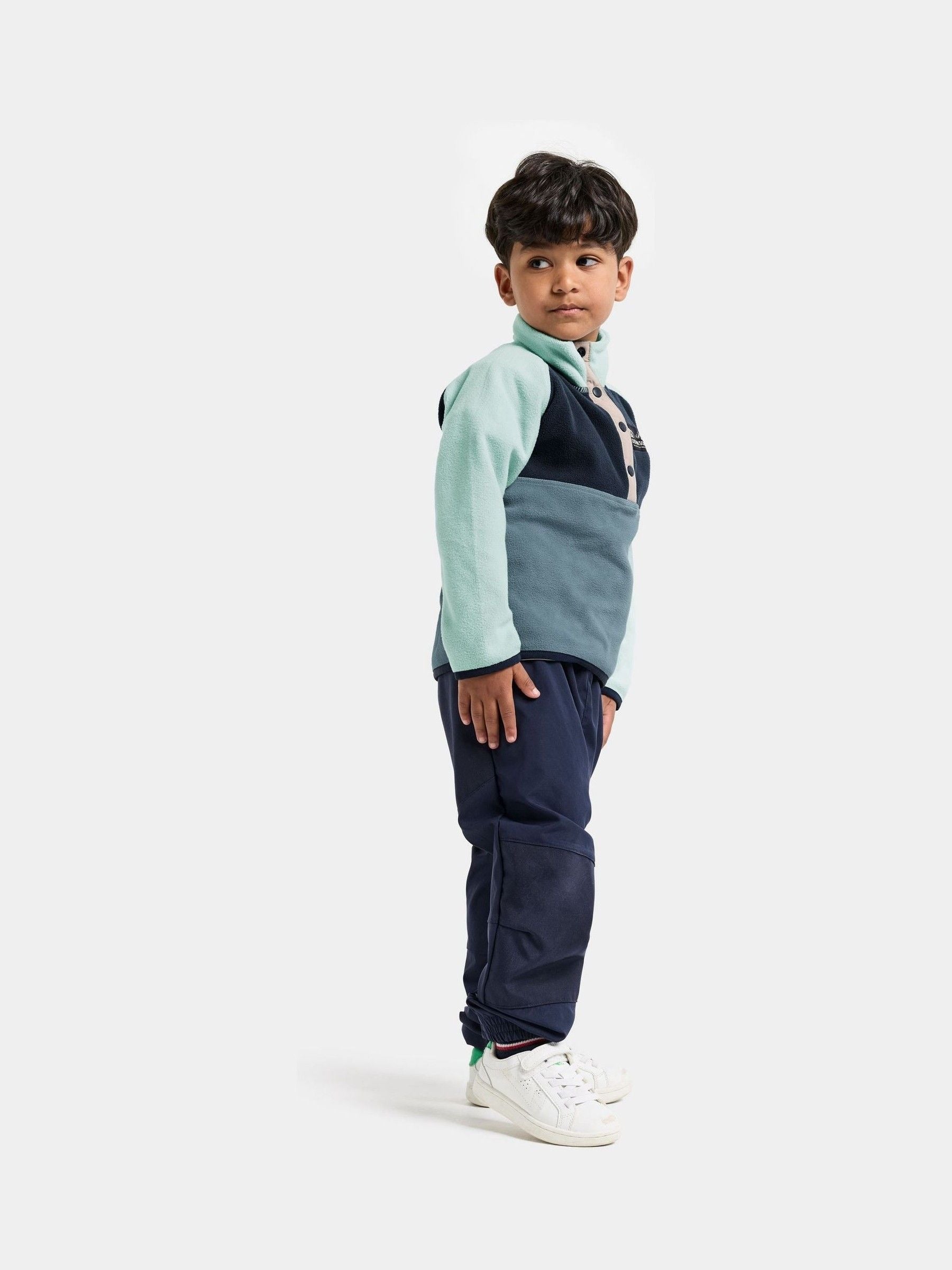 Dsiney Kidz - Didriksons Light Blue Monte Half Button Fleece image 2