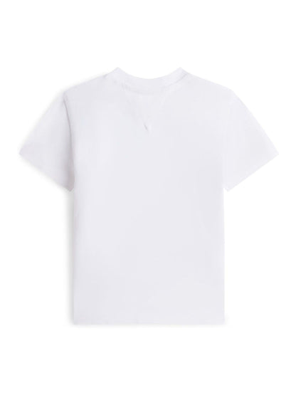 Tommy Hilfiger White Outline Logo Jersey T-Shirt image 2