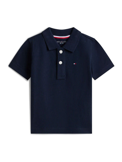 Dsiney Kidz - Tommy Hilfiger Navy Essential Regular Fit Pique Polo Shirt image 1