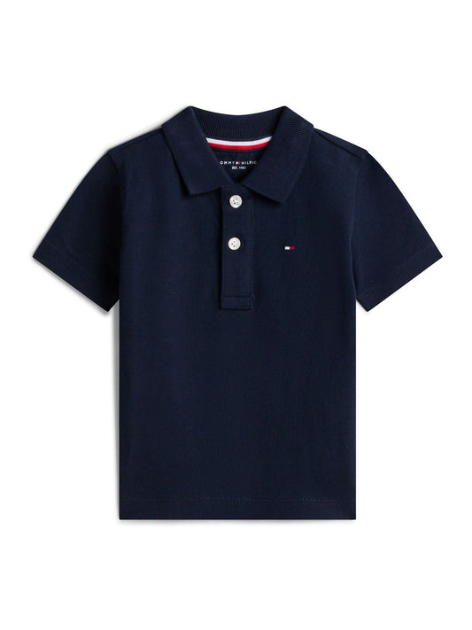 Dsiney Kidz - Tommy Hilfiger Navy Essential Regular Fit Pique Polo Shirt image 1