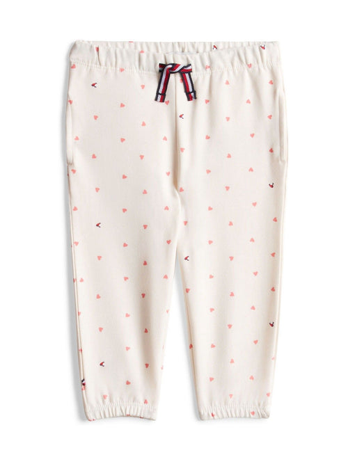 Tommy Hilfiger Cream Print Drawstring Joggers image 1