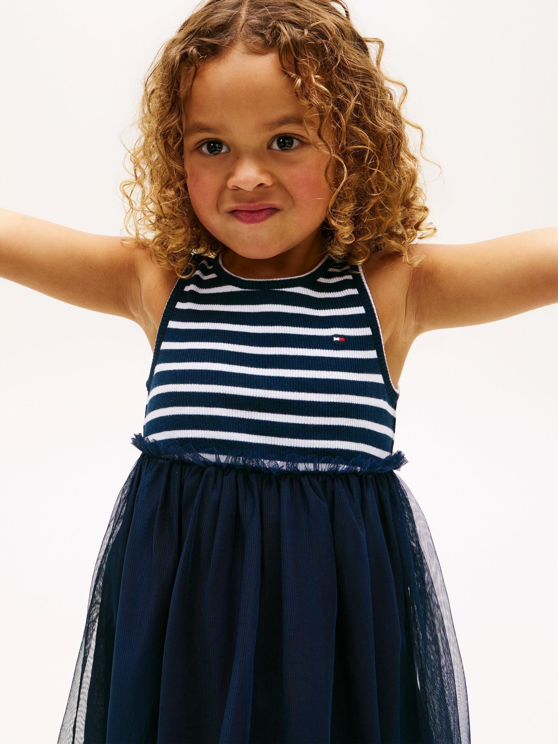 Tommy Hilfiger Blue Tulle Dress image 3