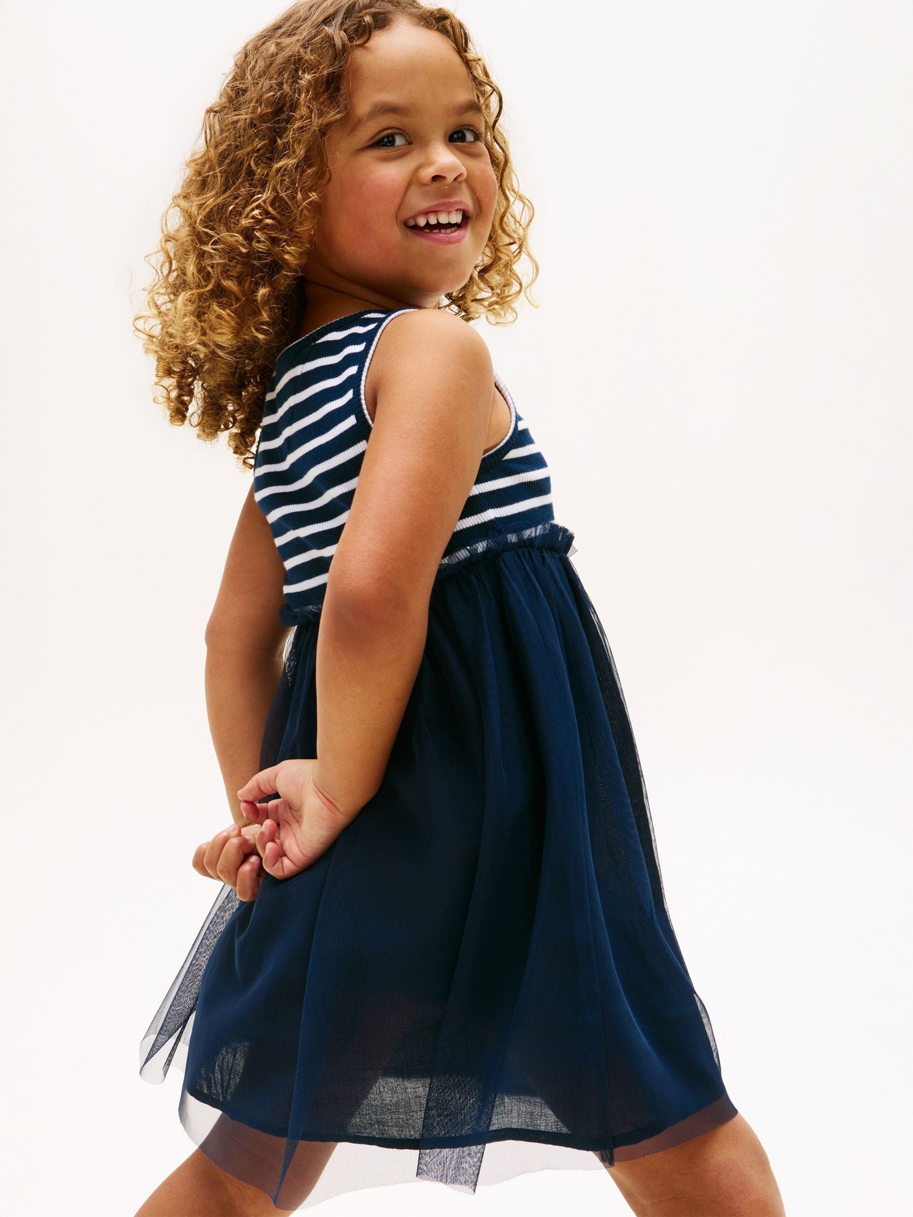 Tommy Hilfiger Blue Tulle Dress image 4