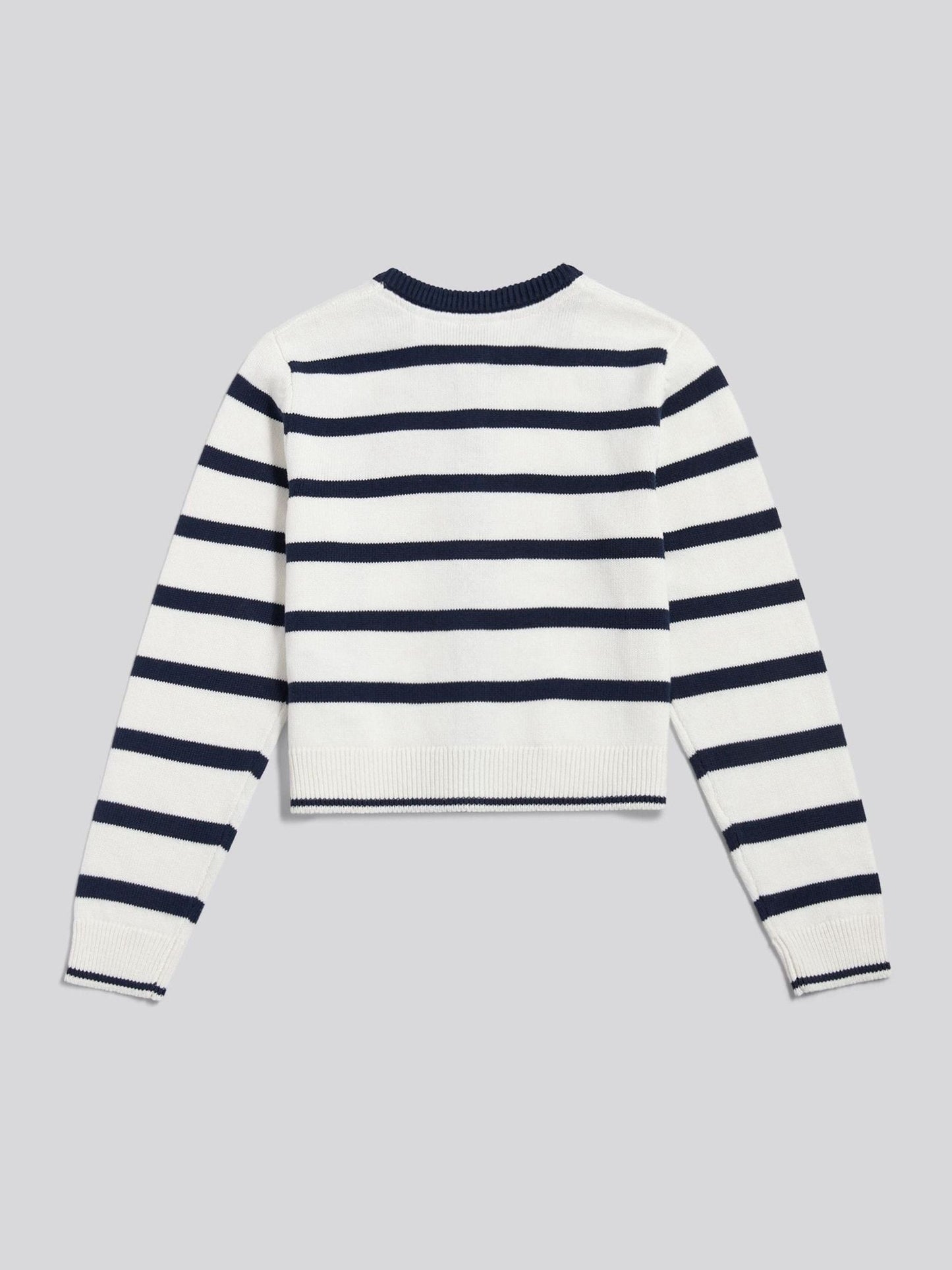 Dsiney Kidz - U.S. Polo Assn White Striped Knit Cardigan image 6