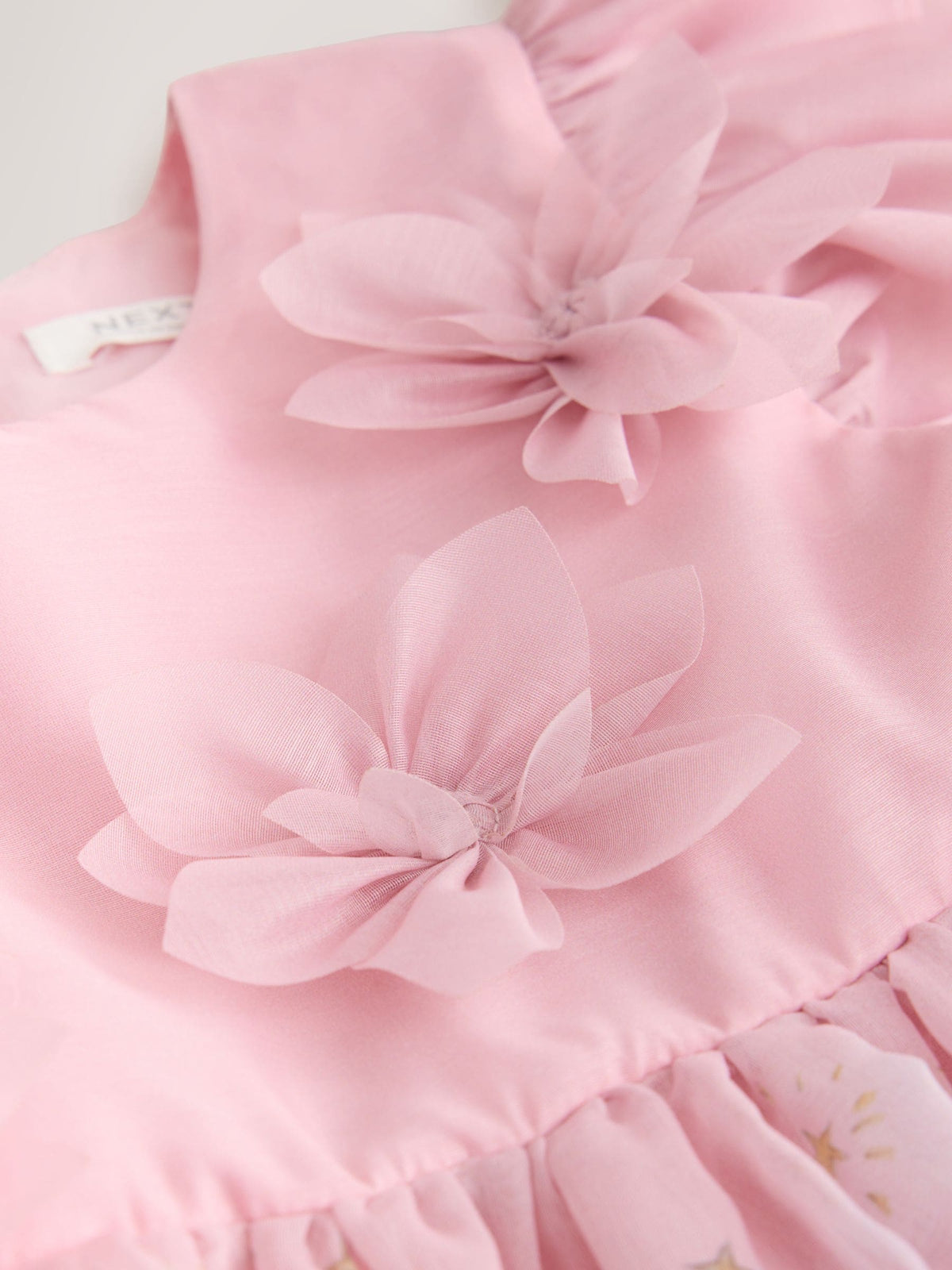 Blush Pink Floral Corsage Occasion Dress (3mths-8yrs) - image 7