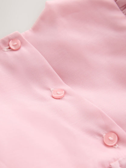 Blush Pink Floral Corsage Occasion Dress (3mths-8yrs) - image 8