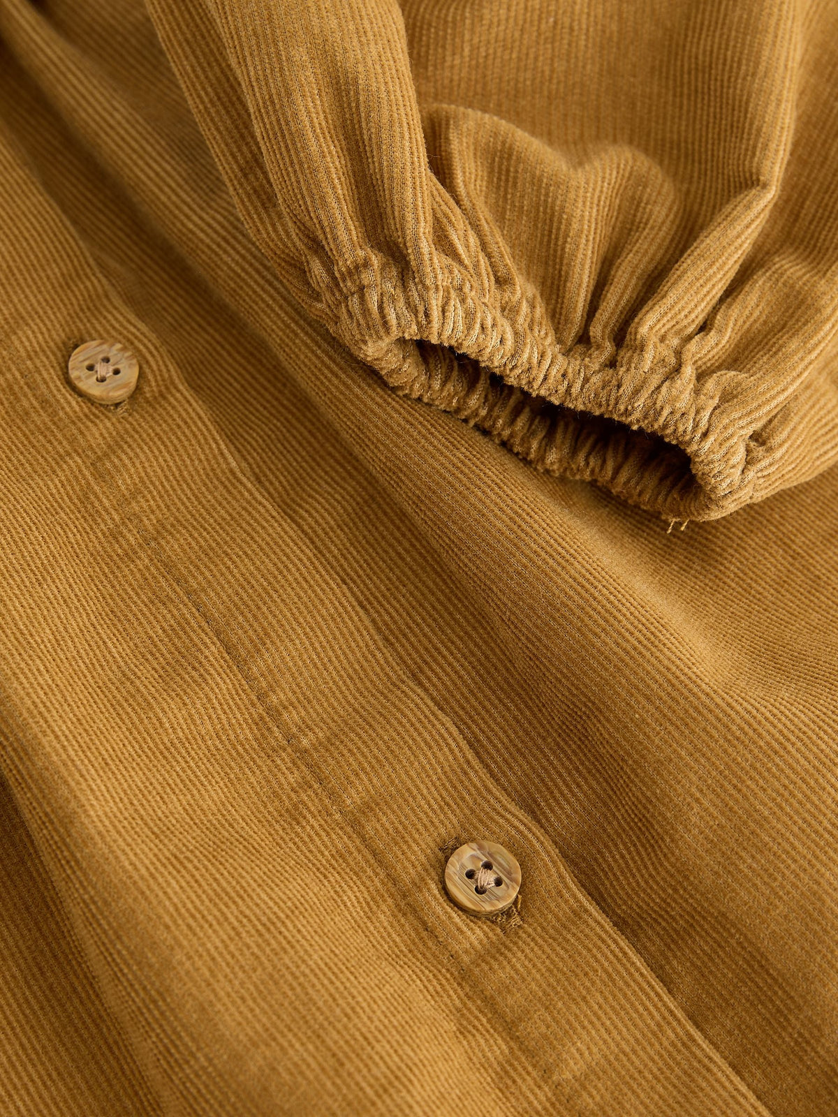 Dsiney Kidz - Mustard Yellow Collar Detail Long Sleeve Cord Dress (3mths-8yrs) image 7