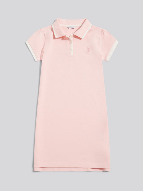 Dsiney Kidz - U.S. Polo Assn Pink Cap Sleeve Polo Dress image 1