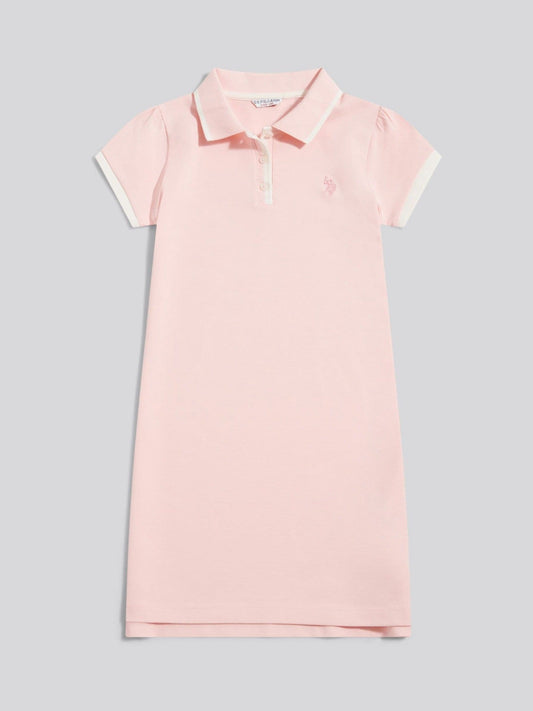 U.S. Polo Assn Pink Cap Sleeve Polo Dress image 1