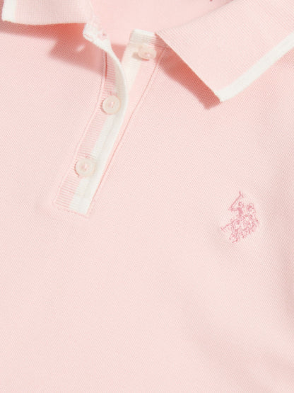 U.S. Polo Assn Pink Cap Sleeve Polo Dress image 3