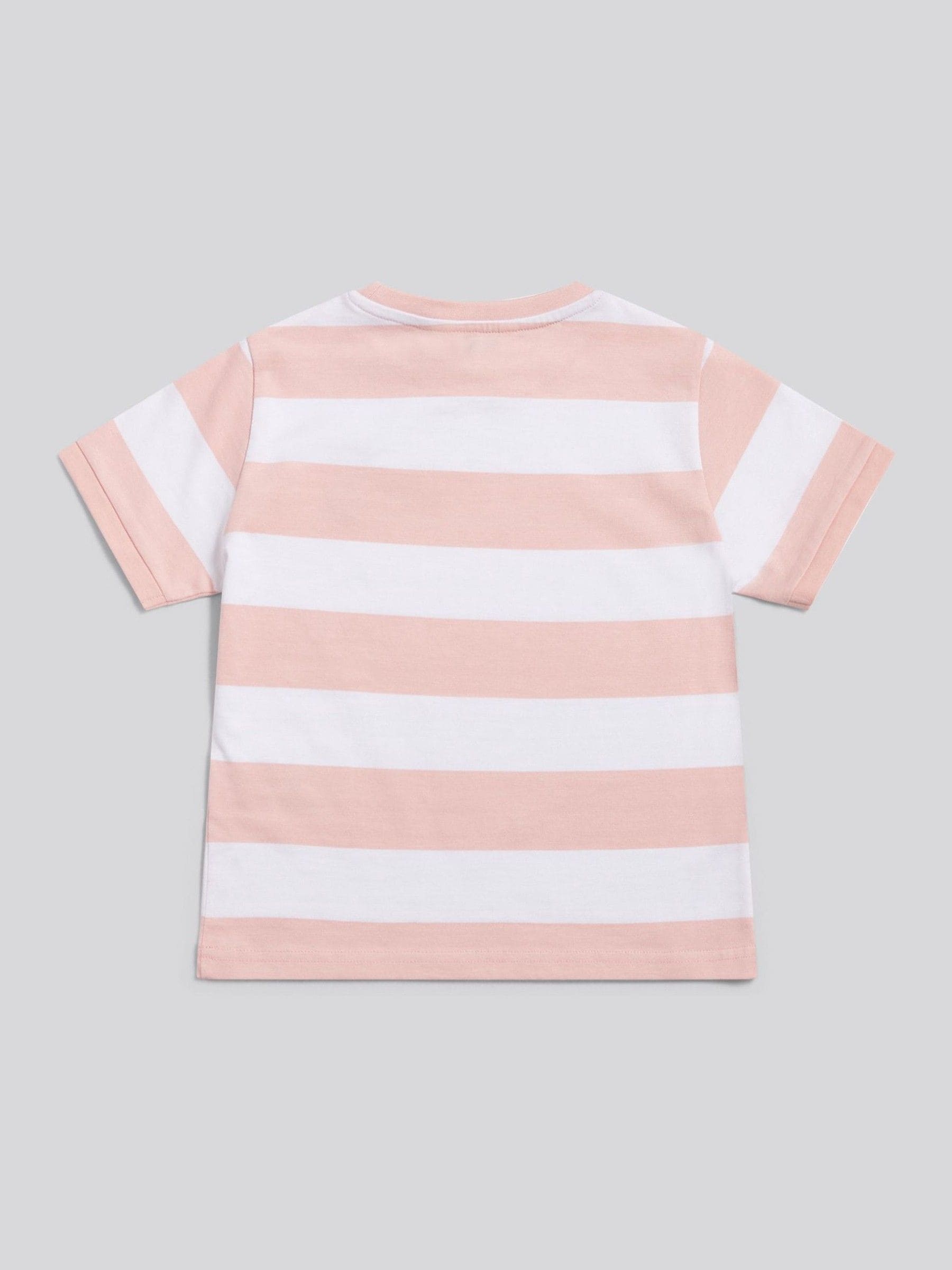 Dsiney Kidz - U.S. Polo Assn Pink Stripe Logo T-Shirt image 6
