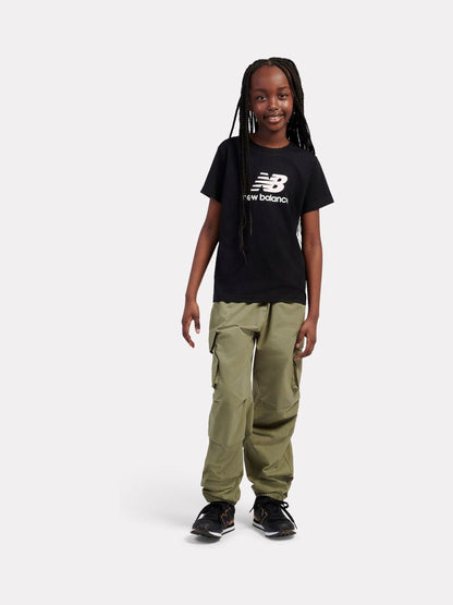 Dsiney Kidz - New Balance Black Stacked Logo T-Shirt image 5