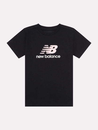 Dsiney Kidz - New Balance Black Stacked Logo T-Shirt image 6