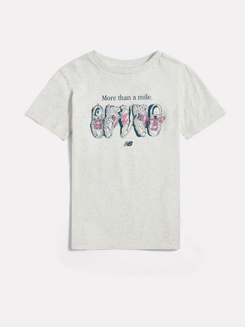 Dsiney Kidz - New Balance Grey More Than A Mile Graphic T-Shirt image 1