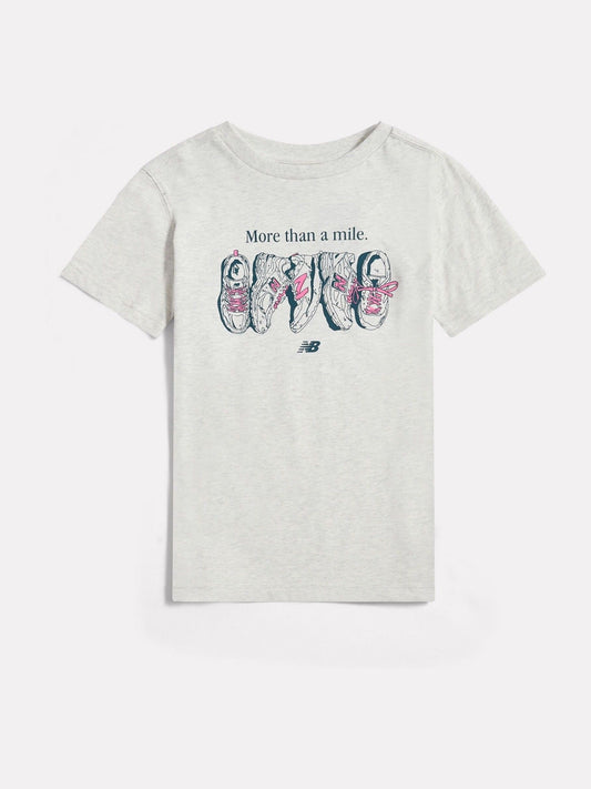Dsiney Kidz - New Balance Grey More Than A Mile Graphic T-Shirt image 1