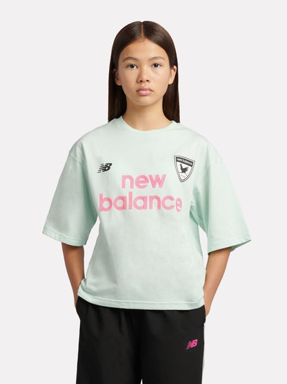 Dsiney Kidz - New Balance Green Megaspeed Football Shirt image 2