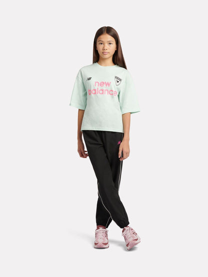 Dsiney Kidz - New Balance Green Megaspeed Football Shirt image 5
