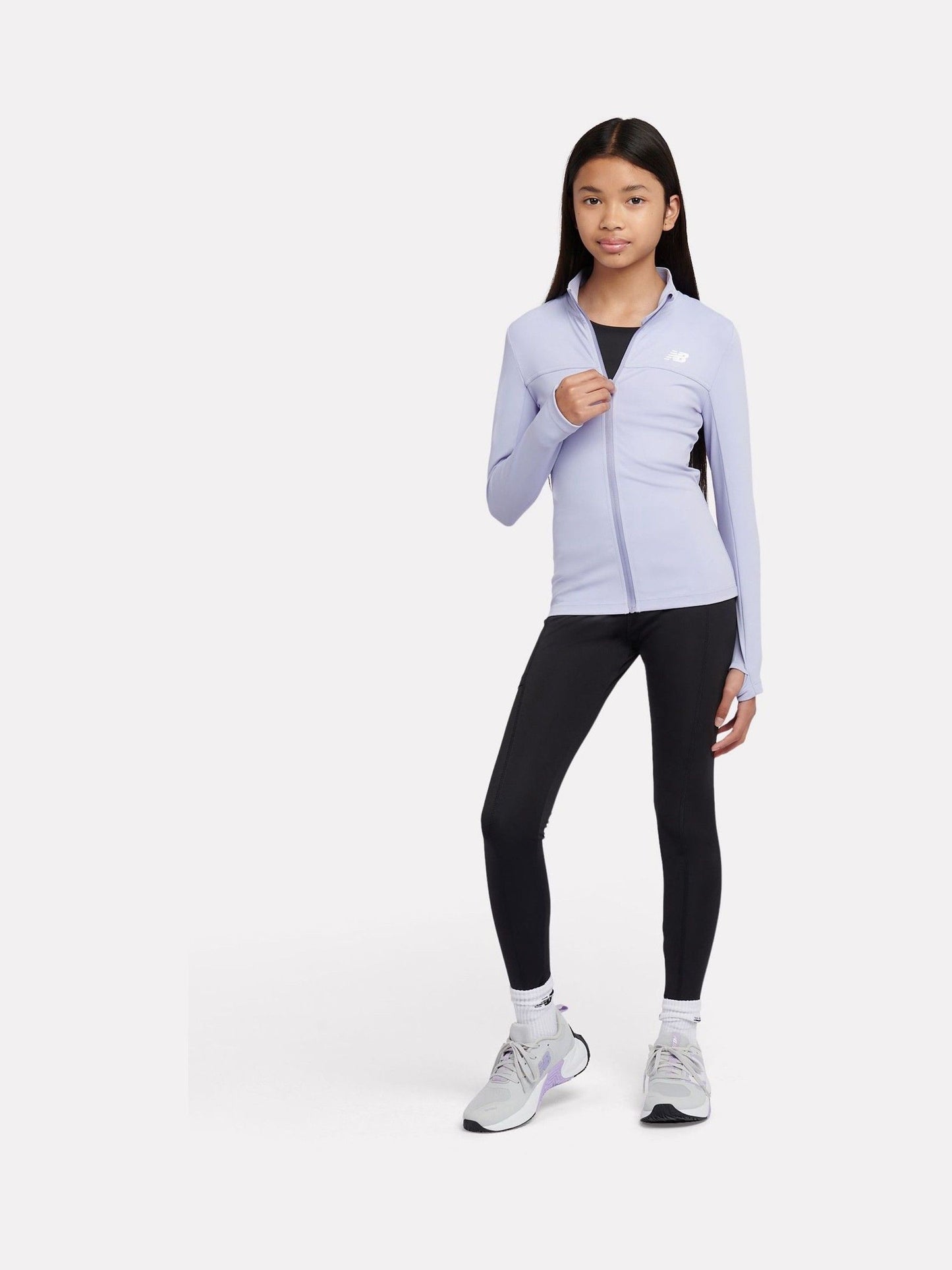 Dsiney Kidz - New Balance Purple Performance Zip Funnel Jacket image 5