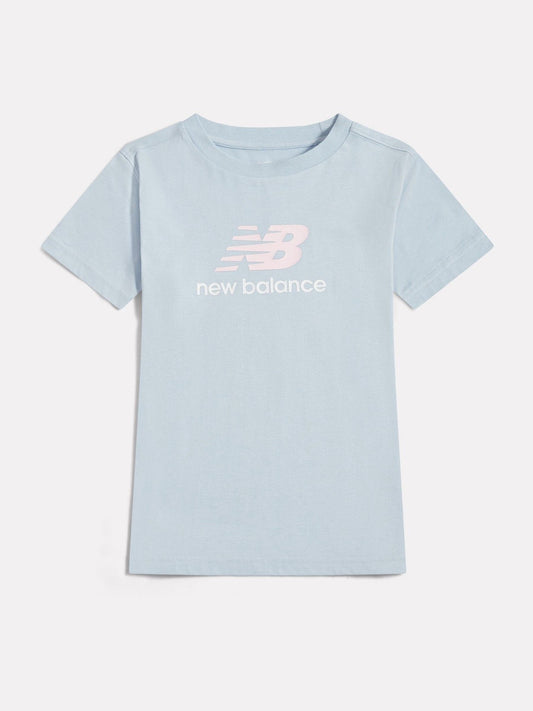 Dsiney Kidz - New Balance Blue Stacked Logo T-Shirt image 1
