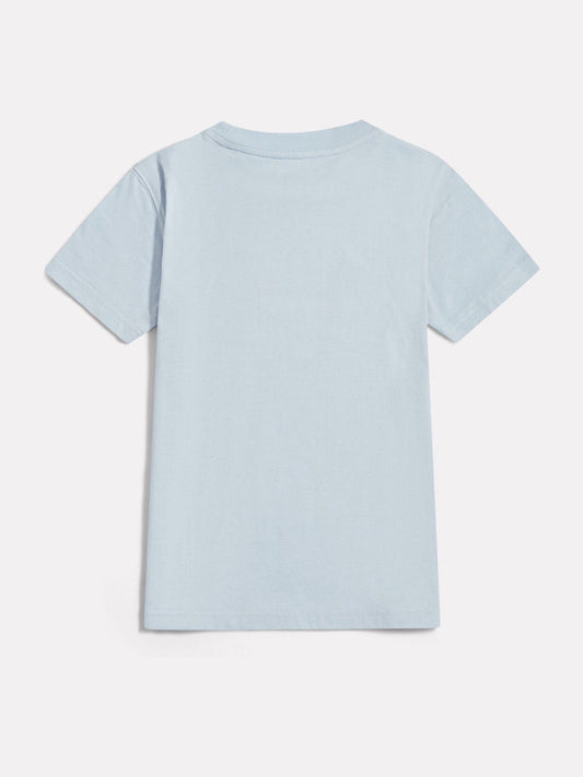 Dsiney Kidz - New Balance Blue Stacked Logo T-Shirt image 2