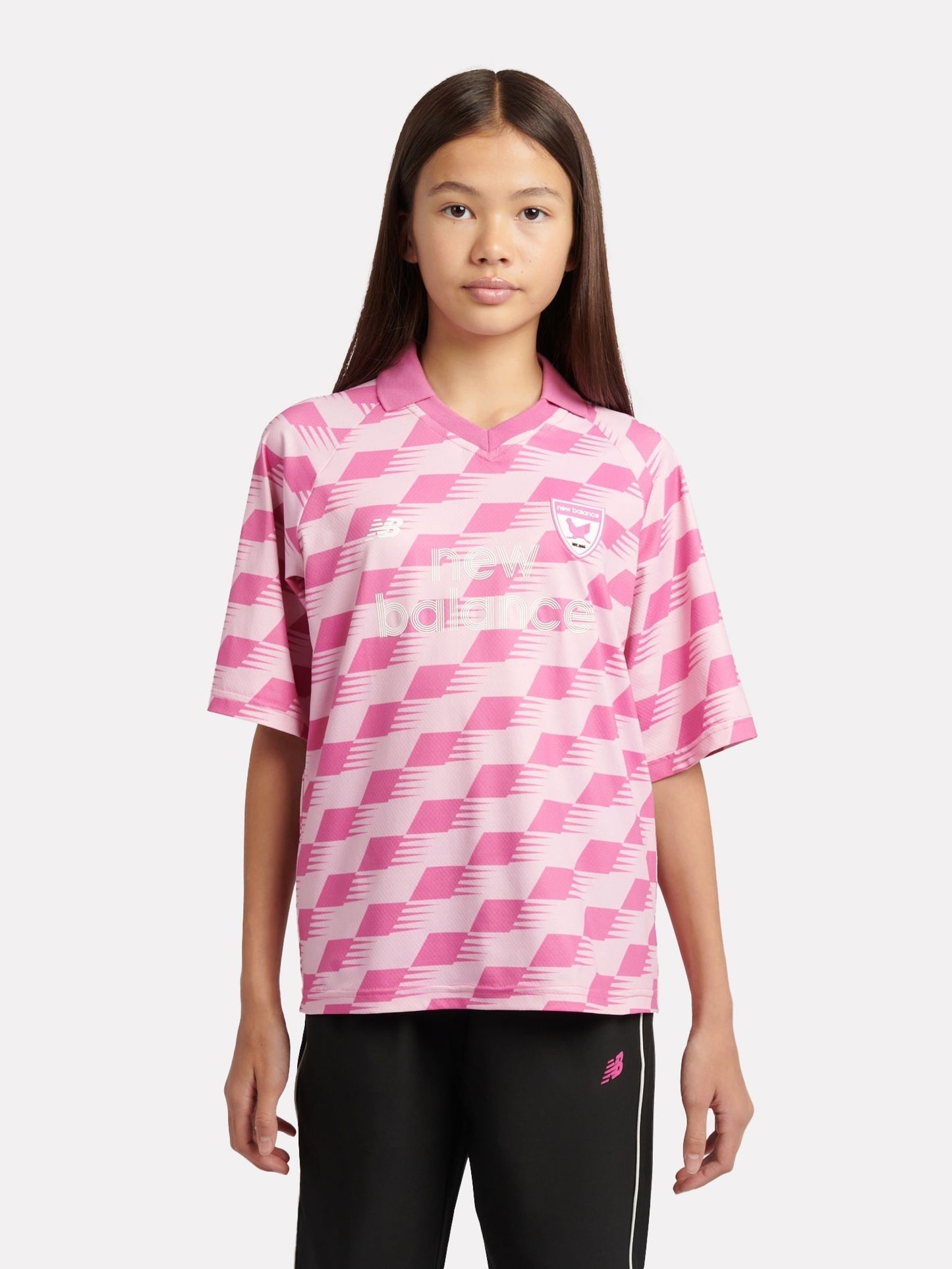 Dsiney Kidz - New Balance Pink Megaspeed Football Shirt image 1