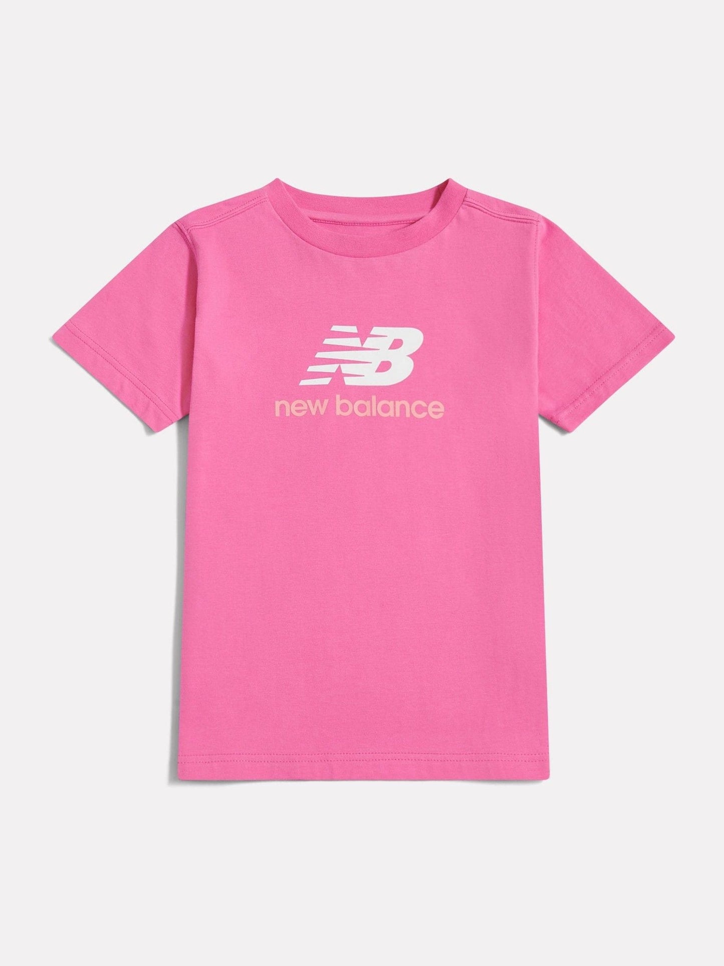 Dsiney Kidz - New Balance Pink Stacked Logo T-Shirt image 1