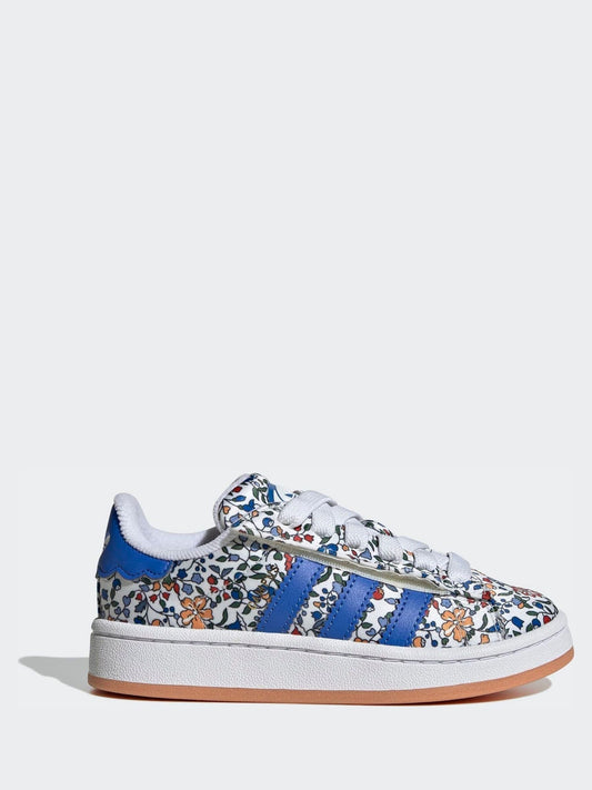 adidas Originals Blue Campus 00S X Liberty London Comfort Closure Elastic Lace Shoes image 1