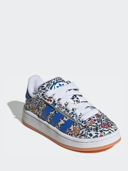 adidas Originals Blue Campus 00S X Liberty London Comfort Closure Elastic Lace Shoes image 3