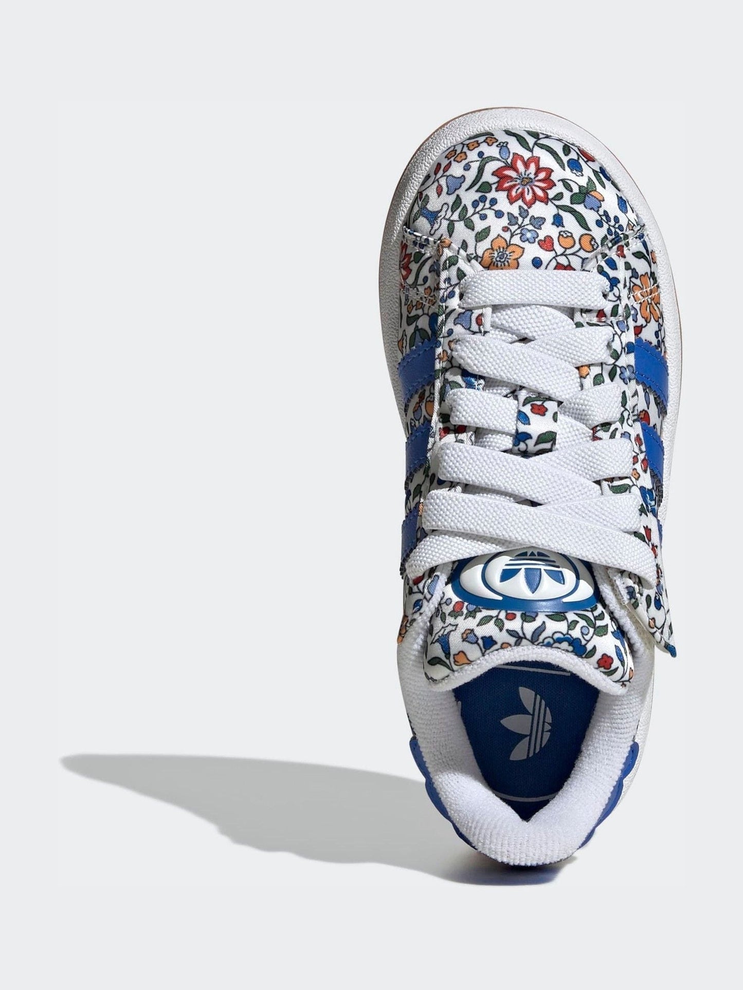 adidas Originals Blue Campus 00S X Liberty London Comfort Closure Elastic Lace Shoes image 6