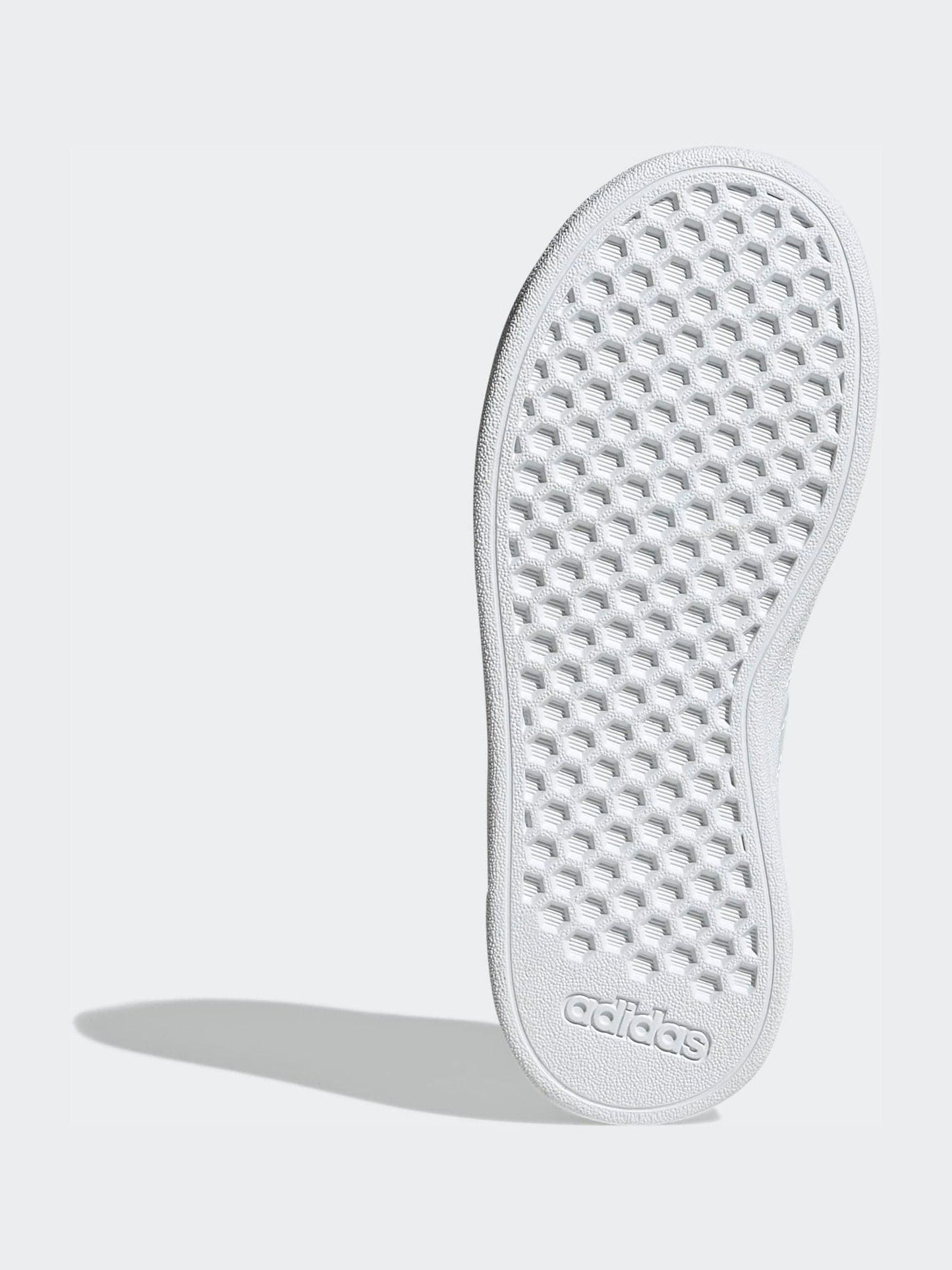 adidas White Grand Court Lifestyle Lace Tennis Shoes image 7