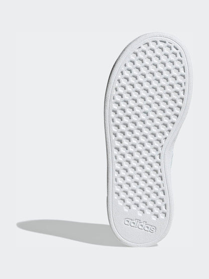 adidas White Grand Court Lifestyle Lace Tennis Shoes image 7