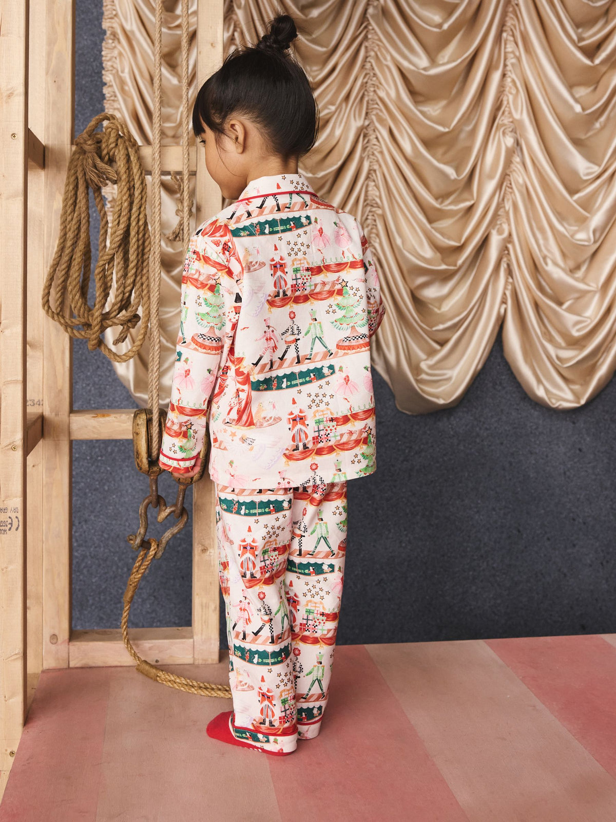 Cath Kidston Cream Nutcracker Single Button Through Pyjamas - image 4
