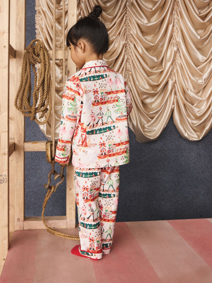 Cath Kidston Cream Nutcracker Single Button Through Pyjamas - image 4
