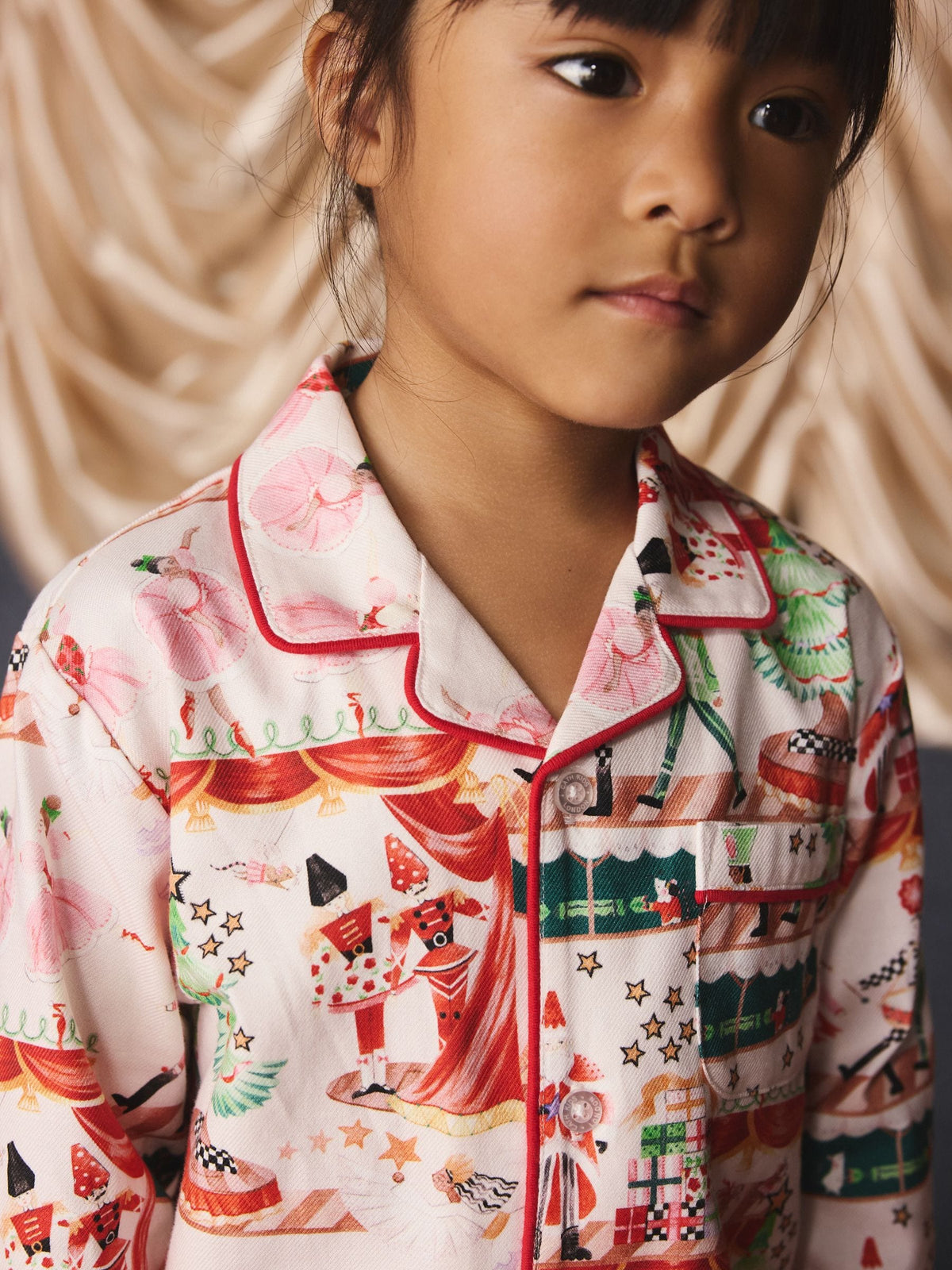 Cath Kidston Cream Nutcracker Single Button Through Pyjamas - image 7