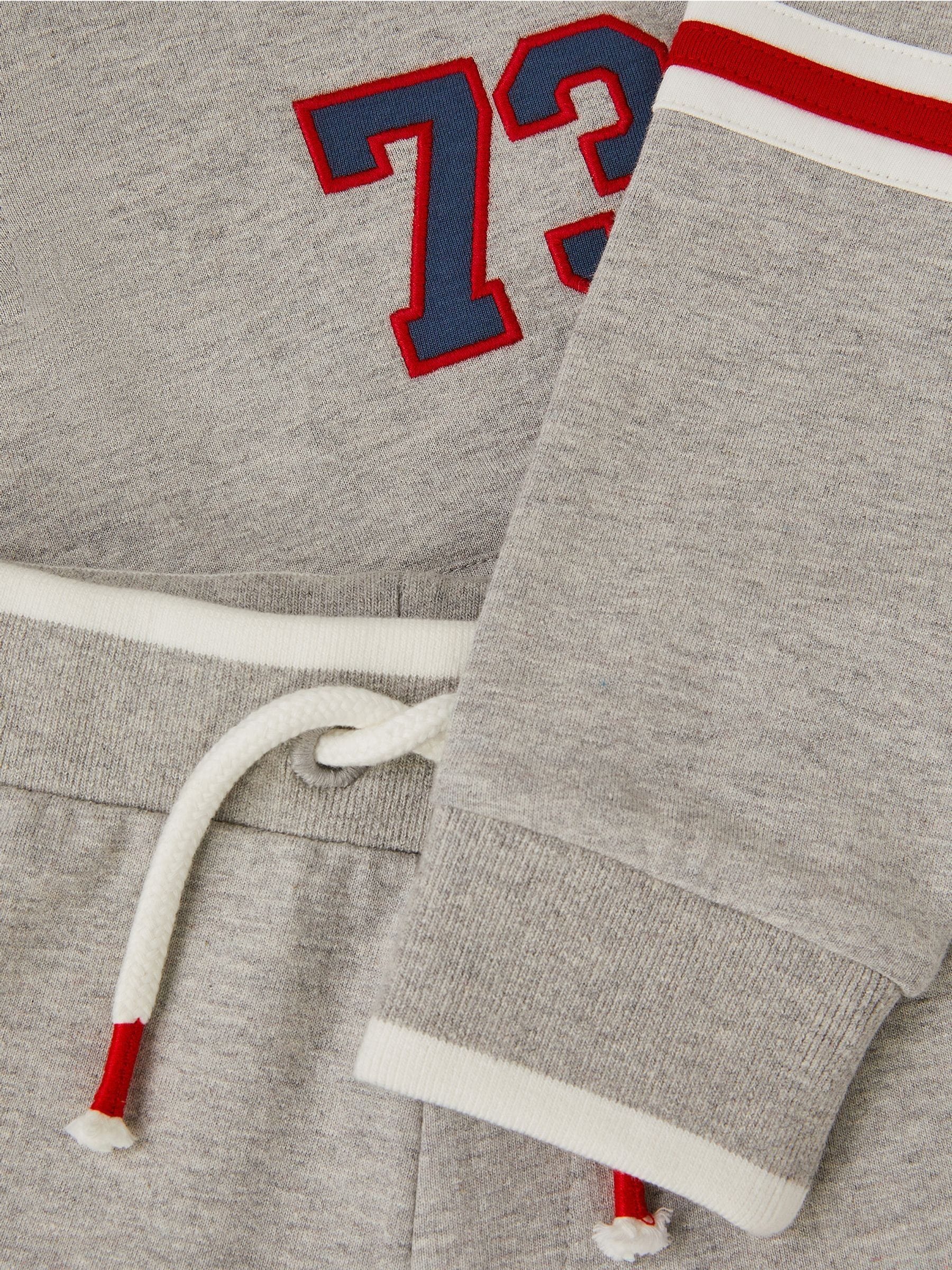 Monsoon Grey Half Zip Sweat Top and Jogger Set image 4