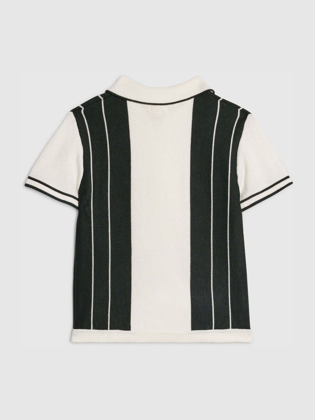 Dsiney Kidz - River Island White/Green Stripe Polo Shirt image 2