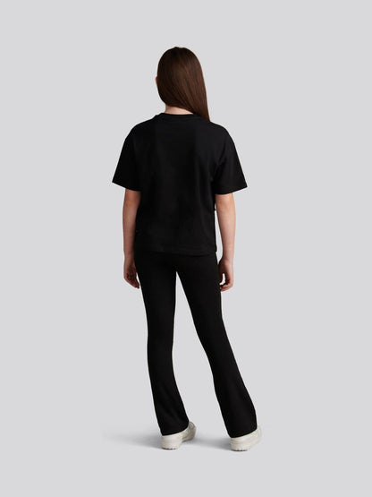 Dsiney Kidz - Juicy Couture Black Diamante T-Shirt & Flared Leggings Set image 3