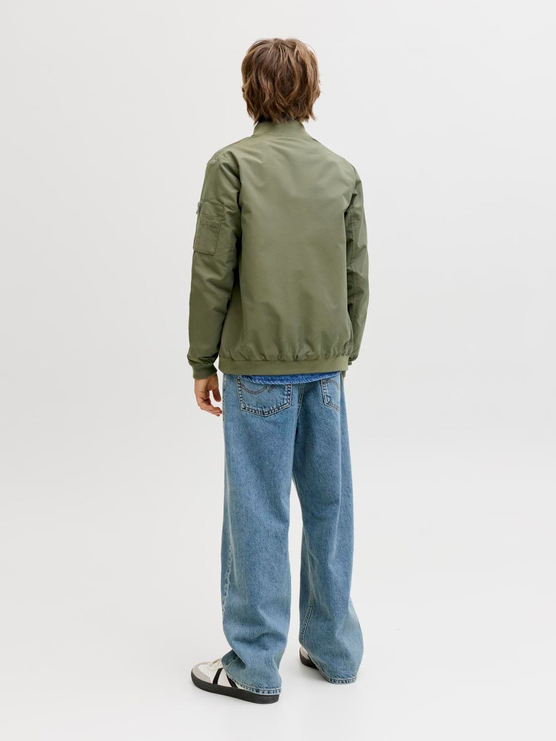 Dsiney Kidz - JACK & JONES JUNIOR Green Light Weight Bomber Jacket image 2