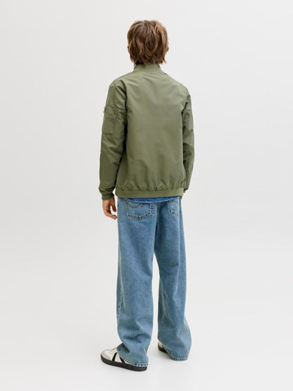 Dsiney Kidz - JACK & JONES JUNIOR Green Light Weight Bomber Jacket image 2