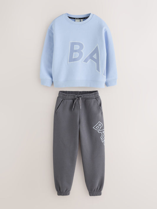 Baker by Ted Baker Blue Oversized Sweatshirt and Joggers Set - image 1