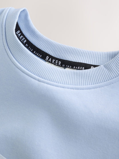 Baker by Ted Baker Blue Oversized Sweatshirt and Joggers Set - image 4