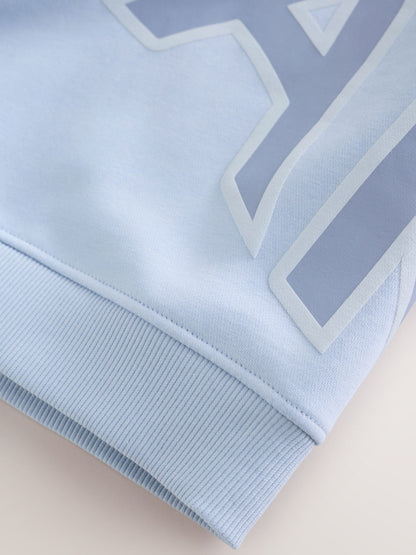 Baker by Ted Baker Blue Oversized Sweatshirt and Joggers Set - image 6